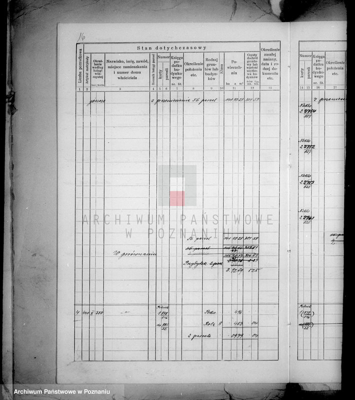 Obraz 20 z jednostki "Dodatek do ostatecznego rejestru pomiarowego obrębu Paterek-Nakło"