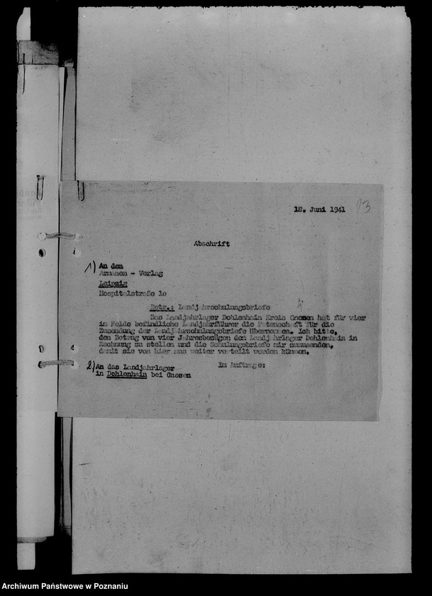 Obraz 17 z jednostki "Feldpost (korespondencja z żołnierzami)"