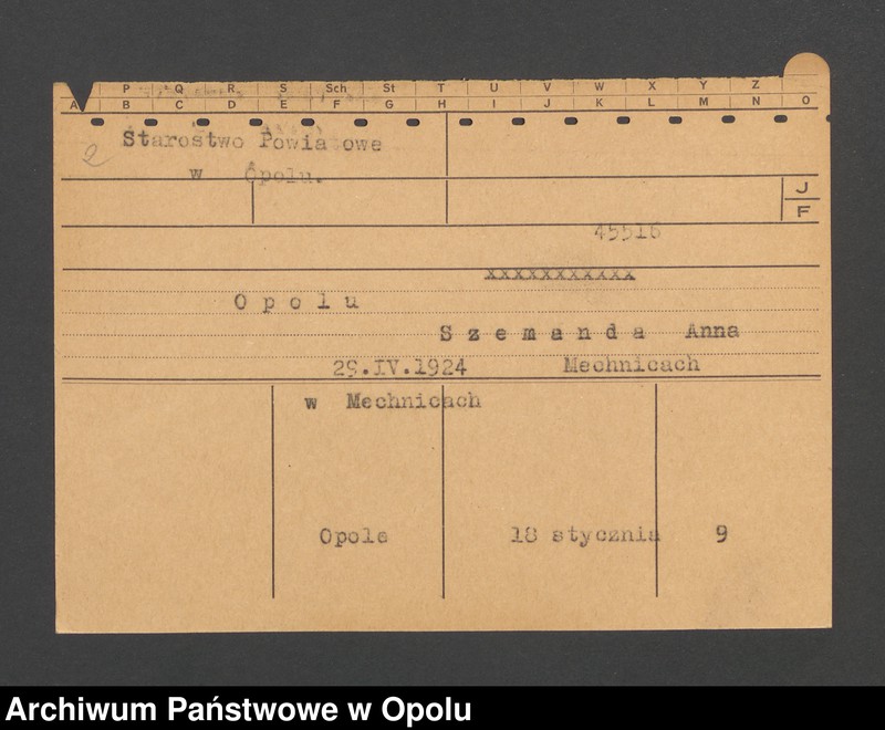 Obraz 4 z jednostki "[Osiewacz Anna, ur. 14.06.1889 Ellguth]"