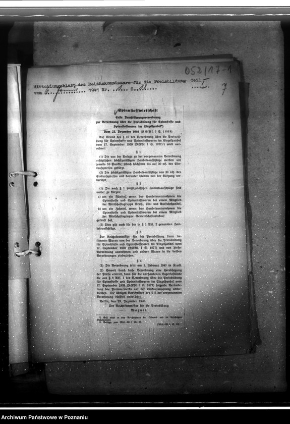 Obraz 11 z jednostki "Spinnstoffwirtschaft. Preisbildung"