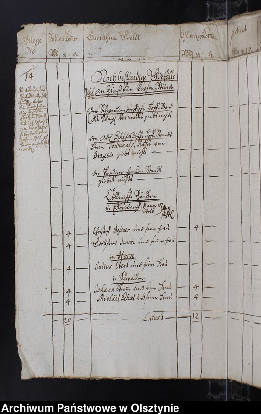 image.from.unit.number "Jahr Kirchen Rechnung aller Einnahme und Ausgabe, wie auch Bau-Rechnung"