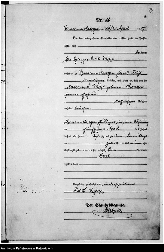 image.from.unit.number "Księga urodzeń nr 1 – 66"