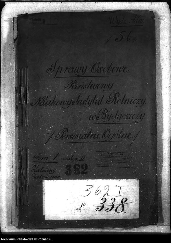 Obraz 4 z jednostki "Sprawy osobowe Państw. Naukowy Instytut Rolniczy w Bydgoszczy [personalne ogólne]"