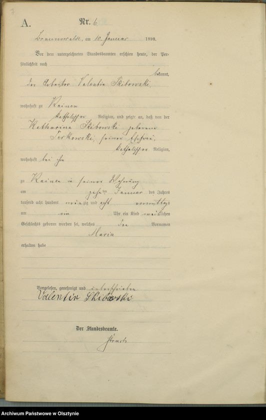 image.from.unit.number "Geburts-Haupt-Register Nr 1 - 78"