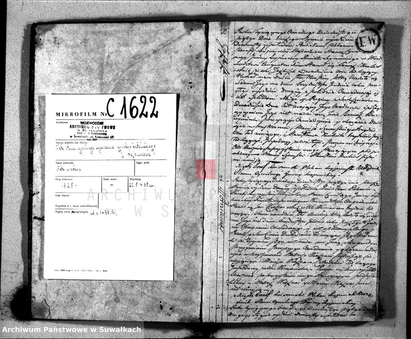 image.from.unit.number "Księga Aktów Urodzenia Gminy Leypuńskiej od 1 Stycznia 1825 roku"