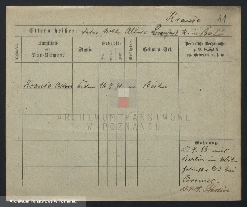 Obraz 11 z jednostki "Krause (samotni mężczyźni i kobiety do Irmgard)"