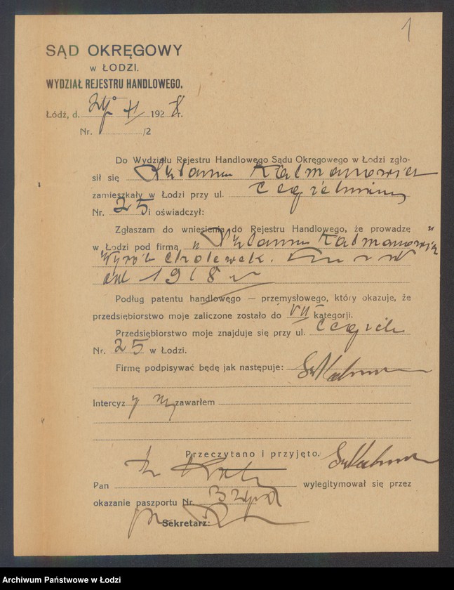 Obraz 3 z jednostki "Szlama Kalmanowicz – wyrób cholewek"