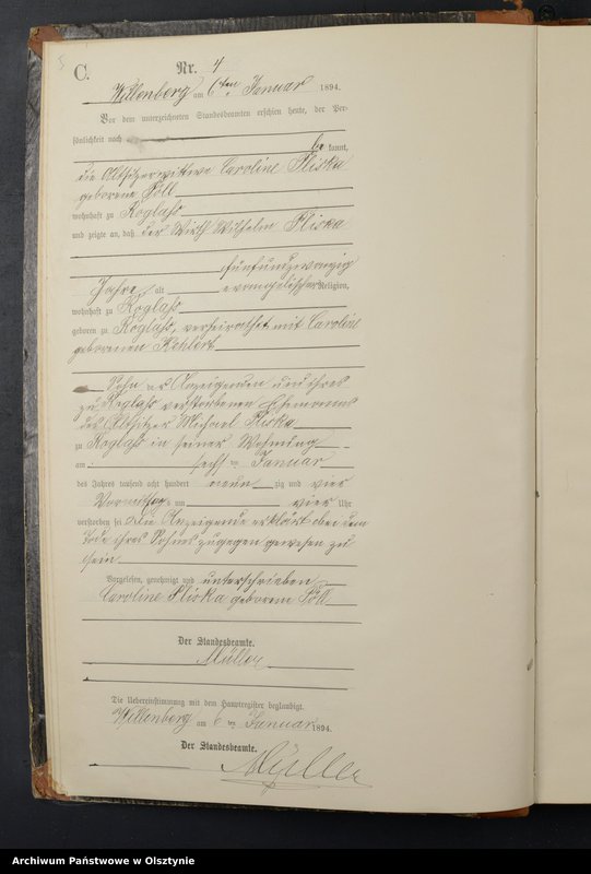 image.from.unit.number "Sterbe-Neben-Register Nr 1 - 169"