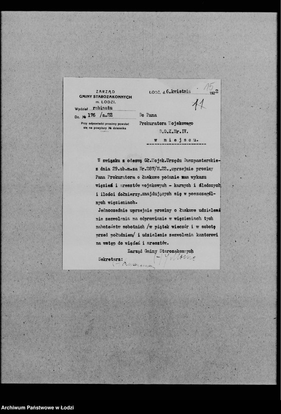 Obraz 19 z jednostki "Rabinat"