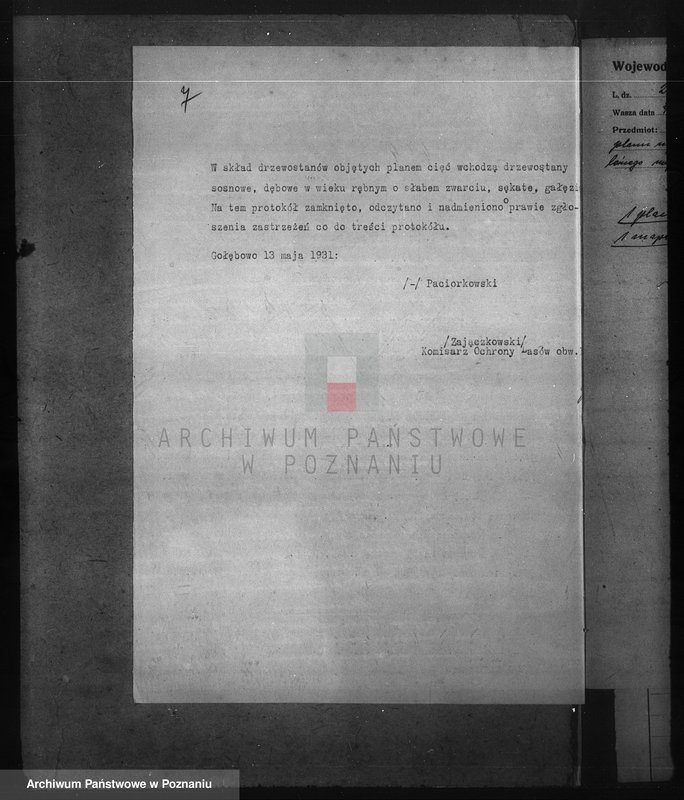 image.from.unit.number "Majętność leśna Gołębowo powiat obornicki"