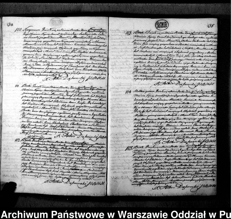 image.from.unit.number "Akta urodzeń, małżeństw i zgonów"