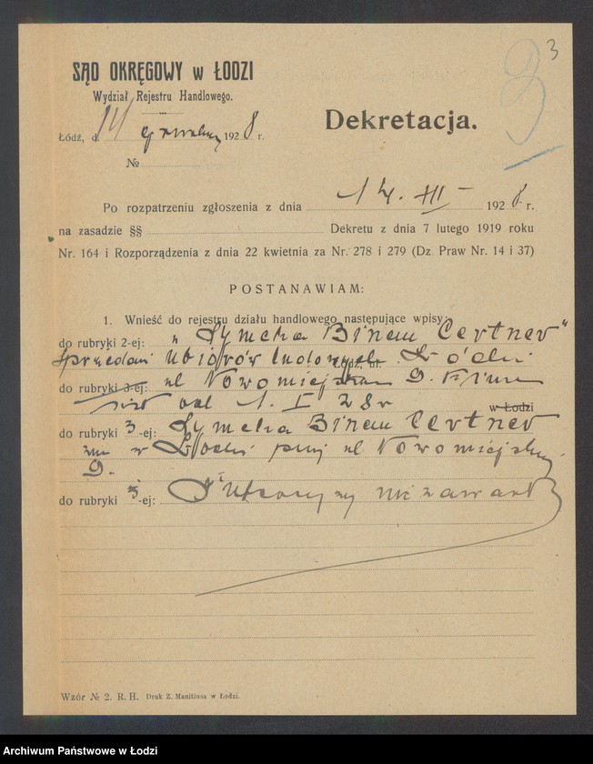 Obraz 5 z jednostki "Szymcha Binem Certner – sprzedaż ubiorów ludowych"