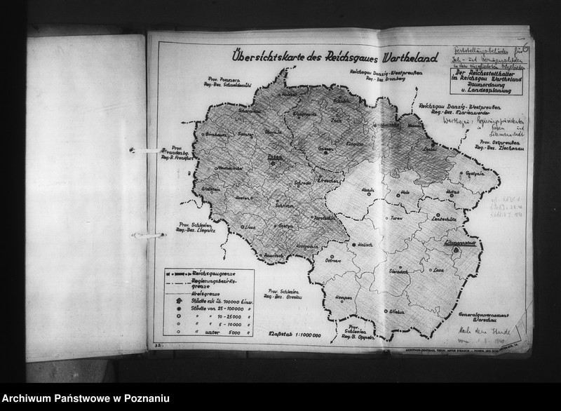 Obraz 10 z jednostki "Zuständigkeitsbereiche der Behörden im Reihsgau Wartheland"