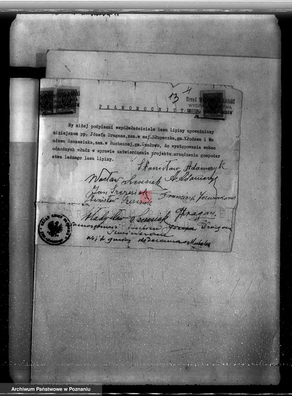 Obraz 18 z jednostki "Zatwierdzenie projektu planu gospodarstwa leśnego dla lasów majątku Lipiny powiatu kolskiego"