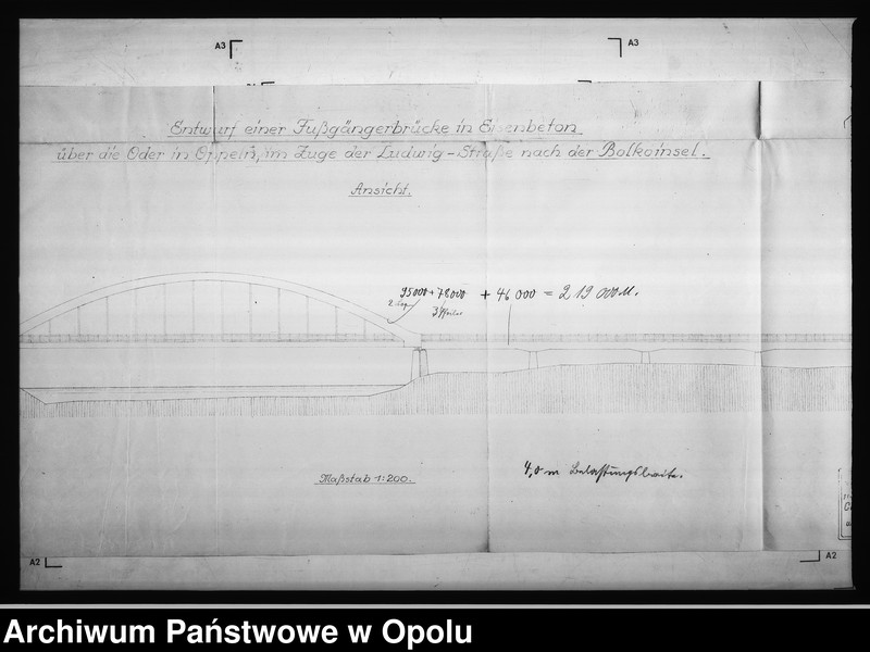 Obraz 11 z jednostki "[Most zamkowy w Opolu - rysunki techniczne]"
