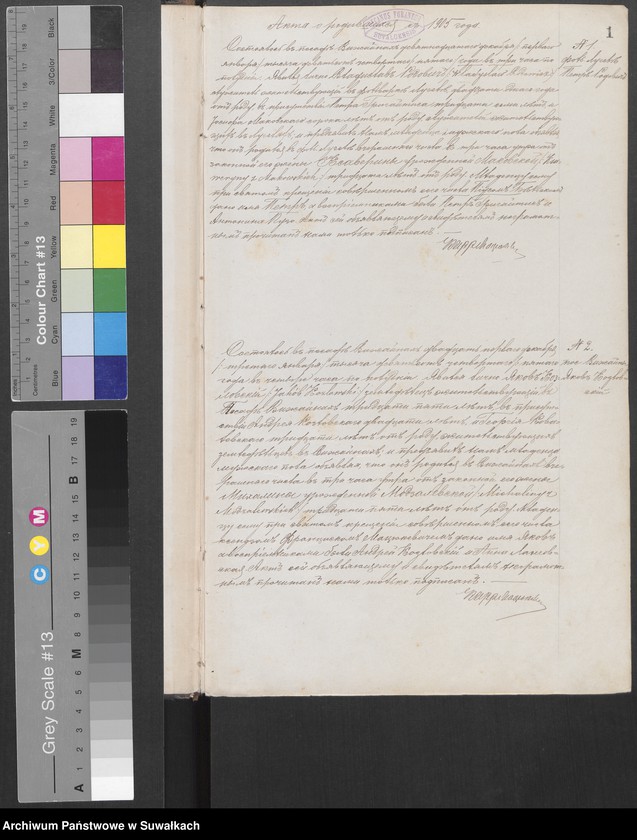image.from.unit.number "Dublikat aktov graždanskago sostojanija o rodivšichsja, brakosočetavšichsja i umieršich Prichoda Vižajnskago v 1905 g."