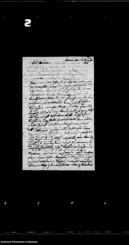 image.from.unit.number "/Caroline Neumann an Frau Patty v. Auerswald- Faulen, gb. Gfin zu Dohna- Lauck über Tod u. Begräbnis der Gfin Caroline zu Dohna- Carwinden/"