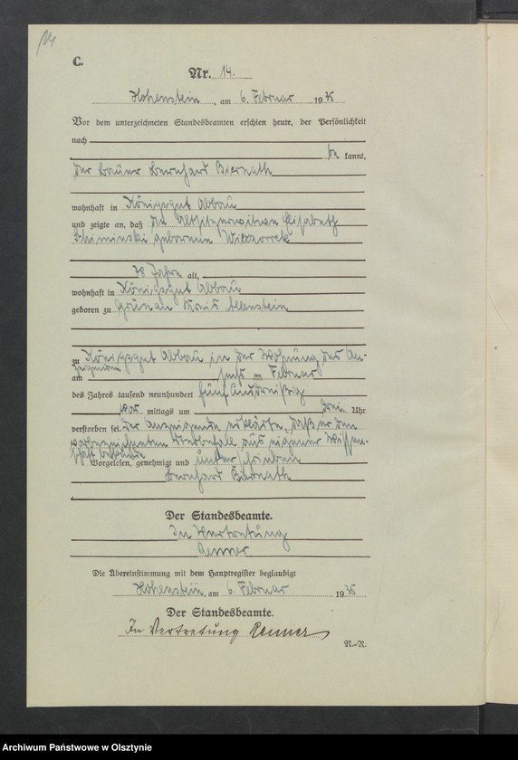 image.from.unit.number "Sterbe-Neben-Register Nr 1 - 92"