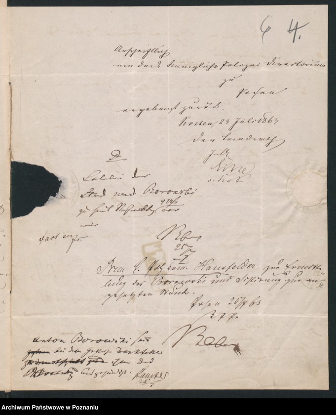 Obraz 9 z jednostki "A. betr. die Studenten Wladislaus und Anton Borowski"