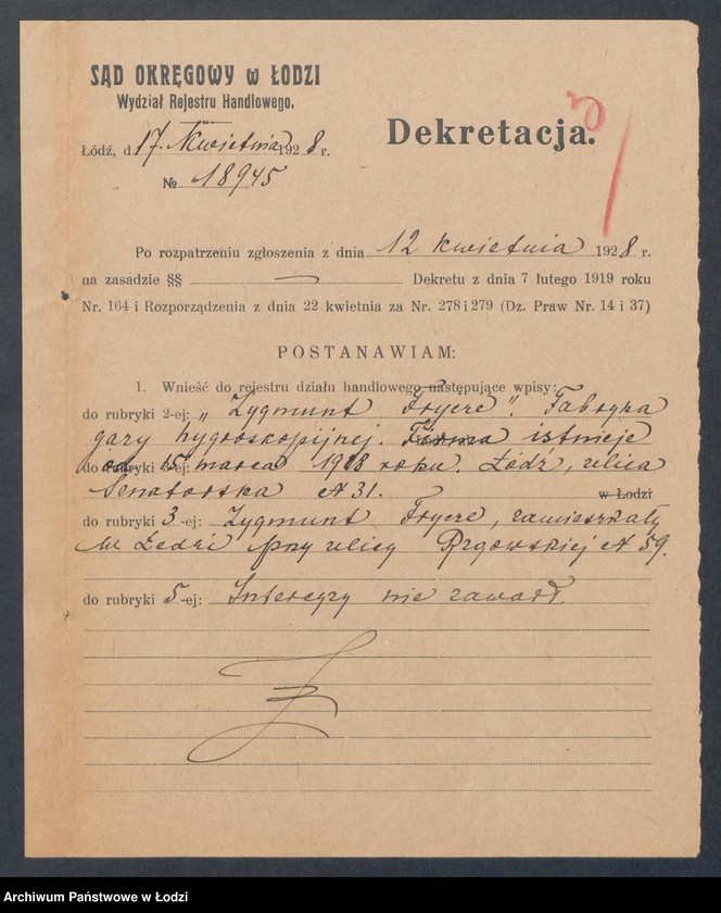 Obraz 5 z jednostki "Zygmunt Frycze – fabryka gazy hygroskopijnej"