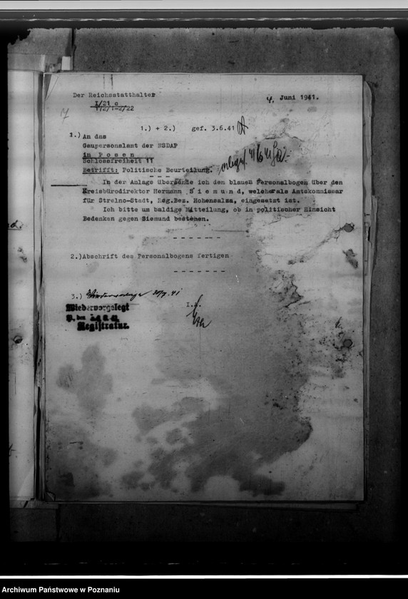 Obraz 12 z jednostki "Schmiedeskamp und Siegmund - komisarze obwodowi"