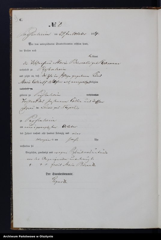 image.from.unit.number "Haupt-Sterbe-Register Nr 1 - 18"