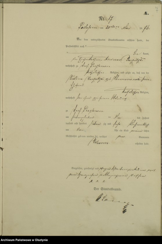 image.from.unit.number "Geburts-Haupt-Register Nr 11 - 53"