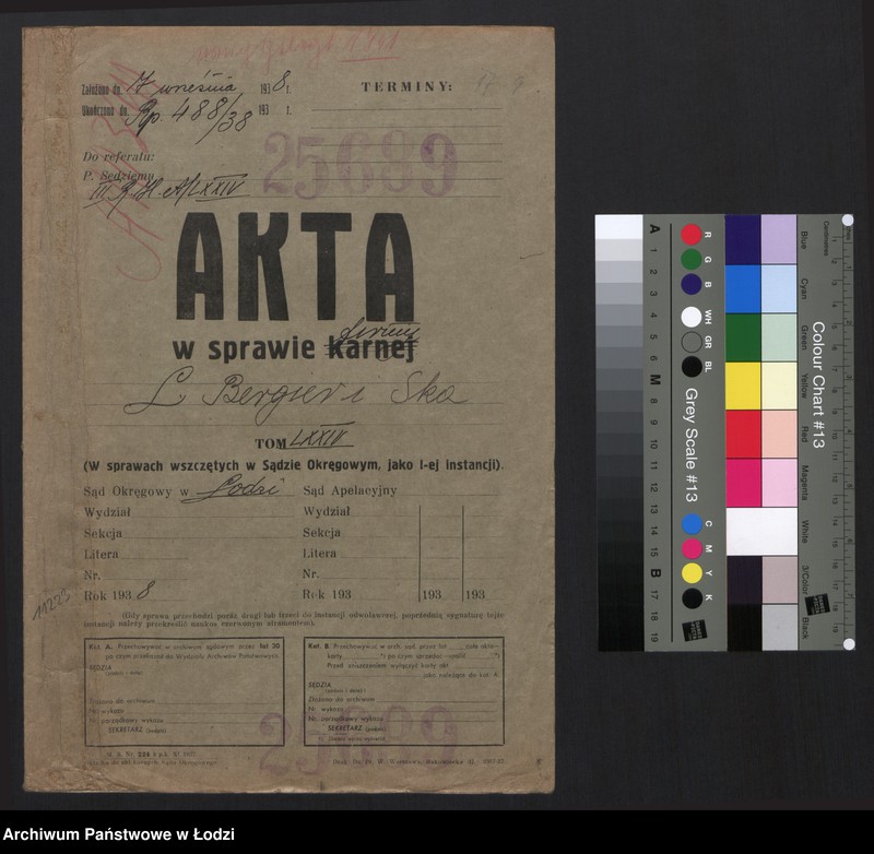 Obraz 2 z jednostki "Lejzor Bergier, Beniamin Berger- sprzedaż komisowa przędzy"