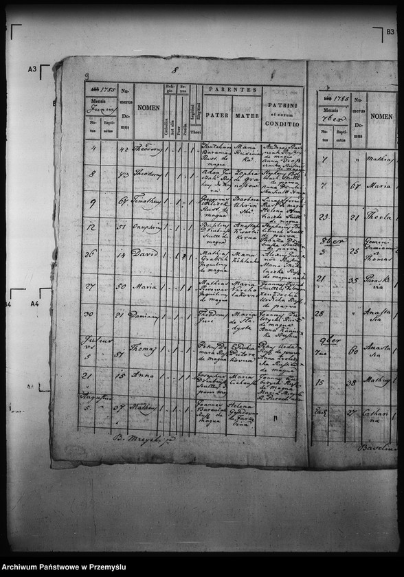 Obraz 13 z jednostki "[Kopie ksiąg metrykalnych parafii Wierzchomla Wielka z filiami Wierzchomla Mała, Zubrzyk (dekanat Muszyna)]"