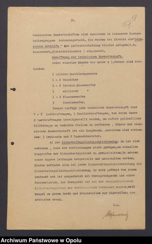 Obraz 20 z jednostki "Instruction pour mise en Etat a Siege d