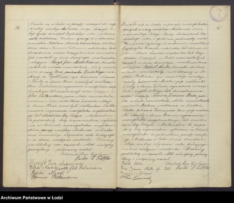 Obraz 10 z jednostki "Akta małżeństw"