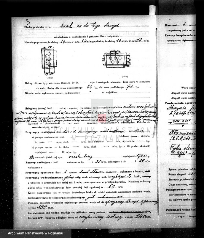 Obraz 7 z jednostki "Suszarnia płatków ziemniaczanych W. Raczyńskiego w Stajkowie pow. czarnkowski kocioł nr woj. 1369"