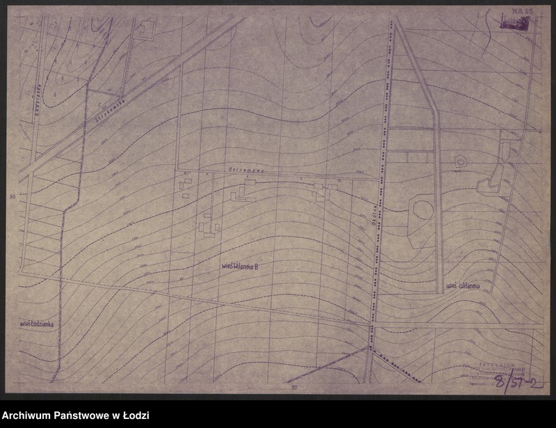 Obraz 2 z jednostki "Plan m. Łodzi 1:2000. Sekcja NO95"