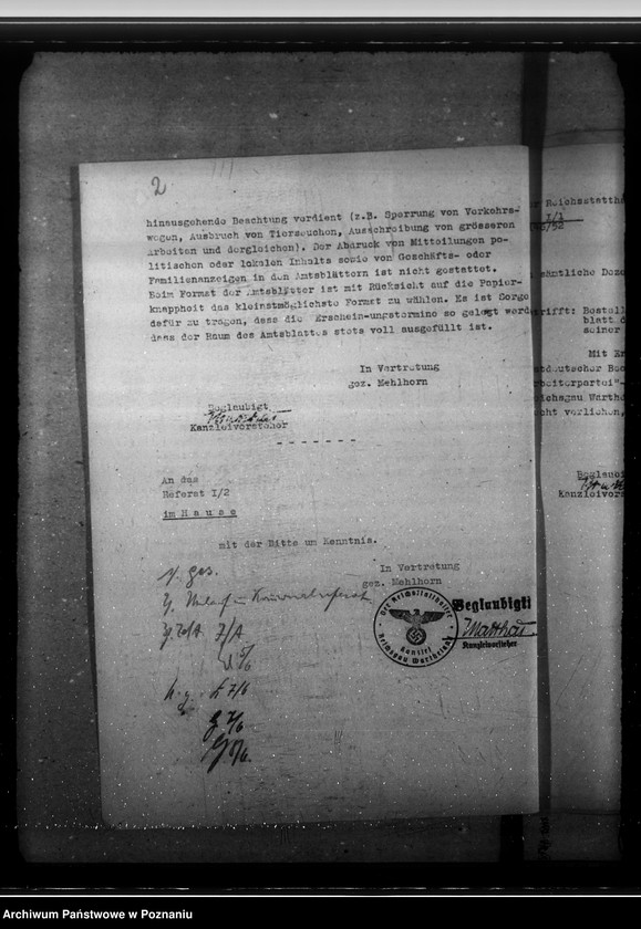 Obraz 6 z jednostki "Zeitschriften. Amtsblätter"