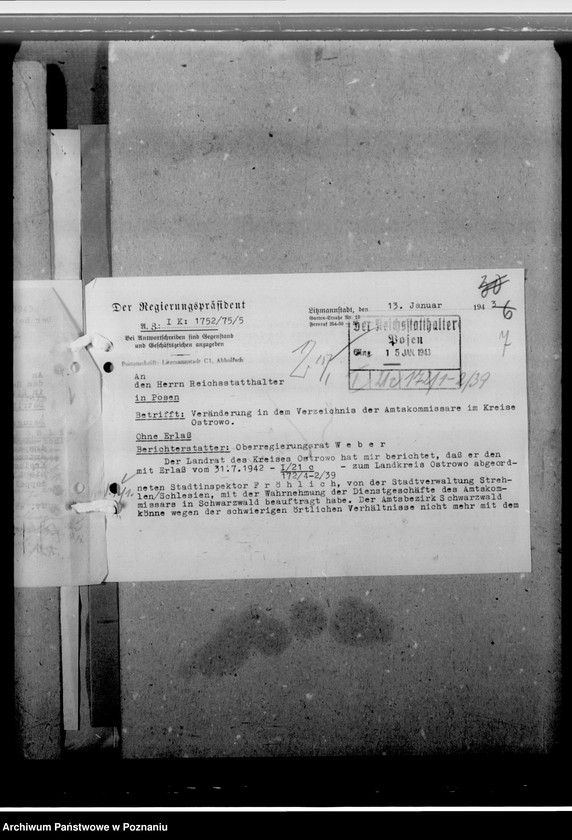 Obraz 11 z jednostki "Fröhlich, Erich - inspektor miejski"