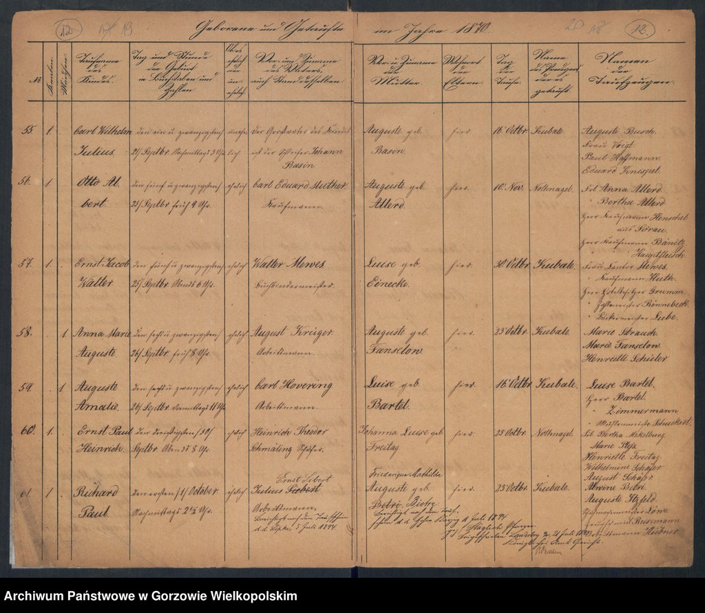 image.from.unit.number "Duplikate der Kirchenbücher Concordien Kirche zu Landsberg an der Warthe"