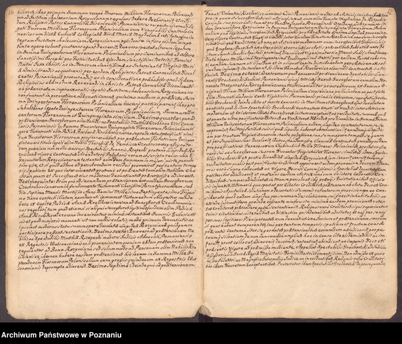 Obraz 13 z jednostki "Prothocollum nobilis officii consularis civitatis SR.Mtis Posnaniae."