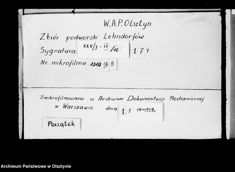 image.from.unit.number "/Otto, Botho, A. Louise, Marie, Anna u. a. Gfen v. Schwerin auf Walsleben, Wildenhof, Garbnicken usw. , sowie C. von Schlegel- Schwerin an Anna u. Agnes Gfinnen Lehndorff/"