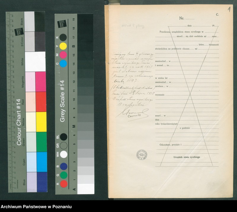 Obraz 3 z jednostki "Księga miejscowa zgonów tom III [Rejestr główny zgonów]"