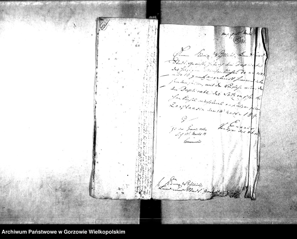 image.from.unit.number "Duplikate der Kirchenbücher von der Parochie Zanzhausen: Zanzhausen (Santoczno), Lotzen (Łośno), Rohrbruch (Rybakowo)"