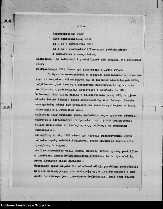 image.from.unit.number "Korespondencja przychodząca i wychodząca do Komitetu Centralnego Polskiej Zjednoczonej Partii Robotniczej"