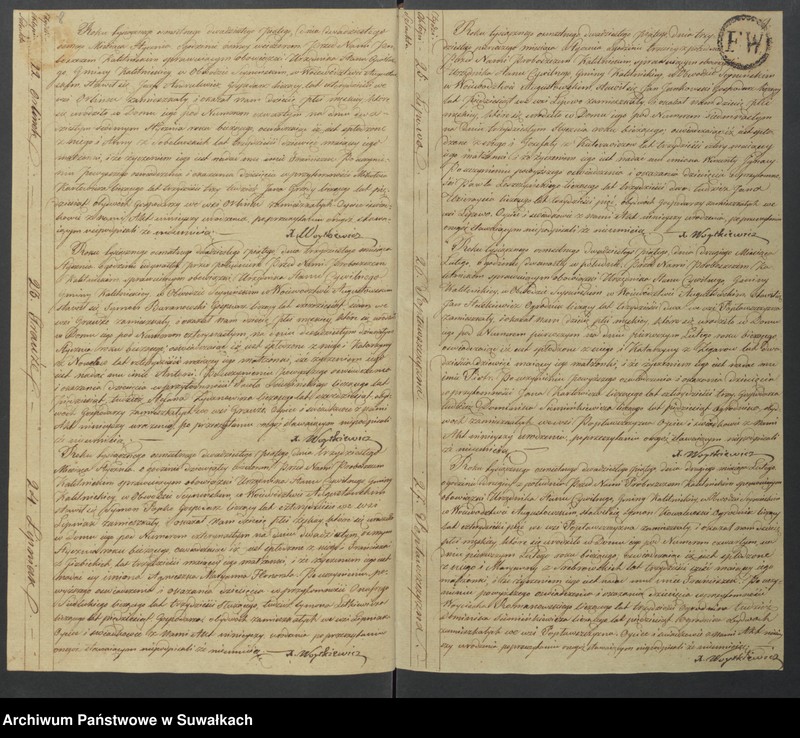 image.from.unit.number "Akta Urodzonych Urzędnika Stanu Cywilnego Gminy Kaletnickiey, od dnia 1-go Stycznia 1825 r. do dni ostatnich Grudnia tegoż Roku"