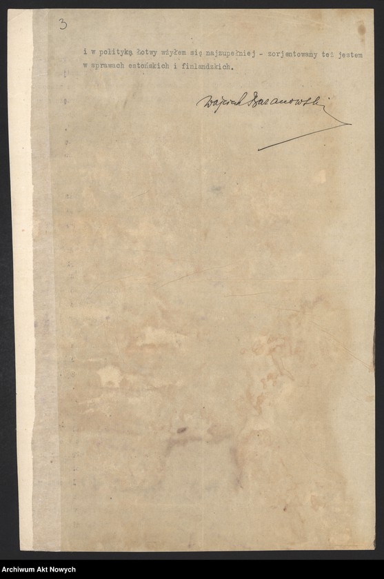 image.from.unit.number "Baranowski Wojciech, radca Poselstwa Polskiego w Rydze.  Prośba o interwencję w sprawie uzyskania etatu w MSZ."