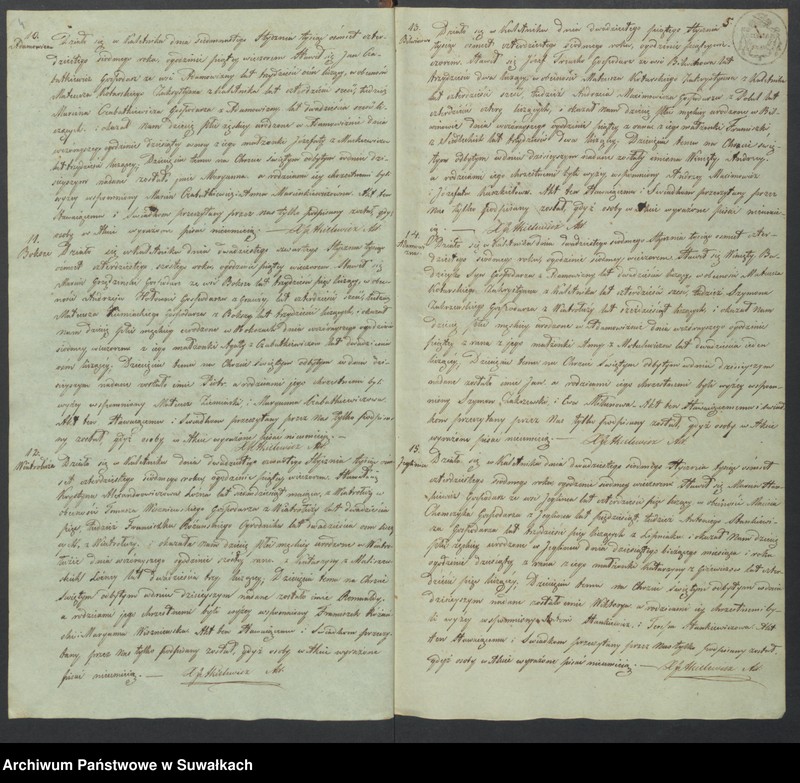 image.from.unit.number "Duplikat Akt Urodzonych, Zaślubionych i Zmarłych w Parafii Kaletnickiey. Kaletnik poczynający się od dnia 1-go Stycznia do dnia 31 Grudnia 1847 roku."