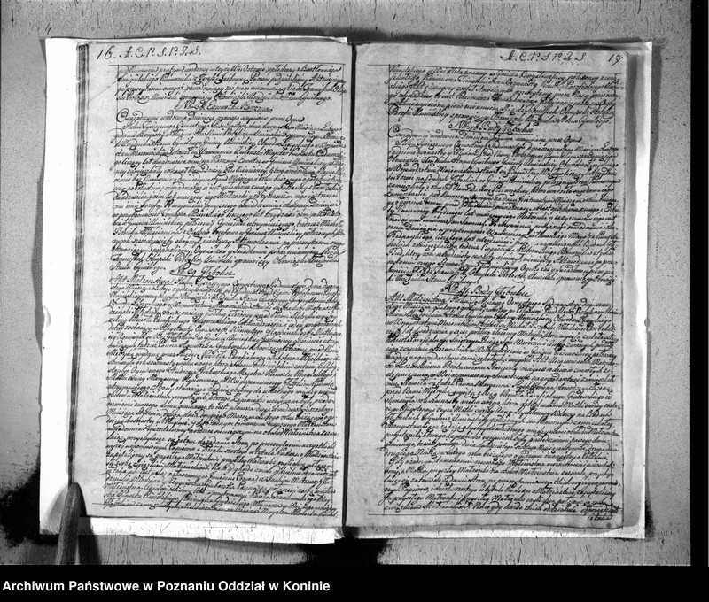 Obraz 11 z jednostki "Akta urodzonych, zaślubionych, zmarłych"