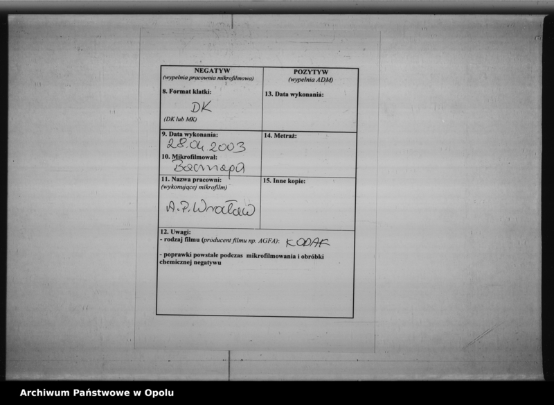 Obraz 3 z jednostki "Acta betreffend die Aufnahme und Einreichung der Gewerbe Tabelle pro 1828"