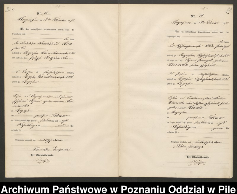 Obraz 13 z jednostki "Księga zgonów"