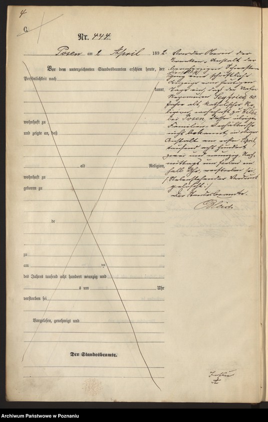 Obraz 7 z jednostki "Księga zgonów t. II"