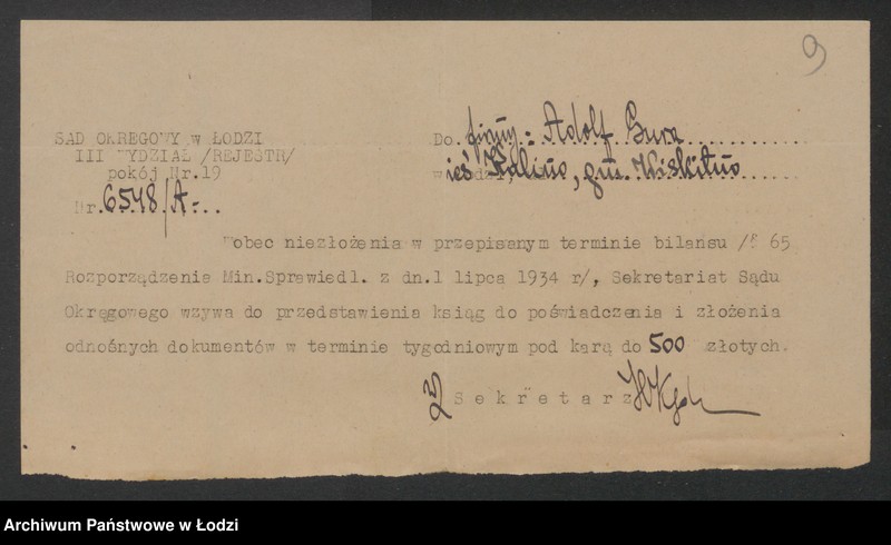 Obraz 11 z jednostki "Adolf Guza- sprzedaż towarów łokciowych"