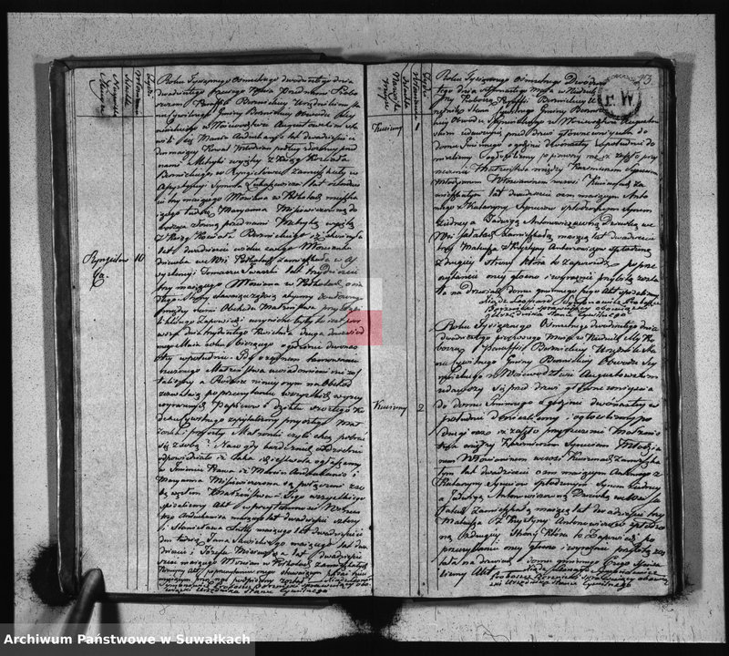 image.from.unit.number "Akta Zaślubionych Gminy Berznickiey od Dnia 1-o Stycznia 1820 Roku"